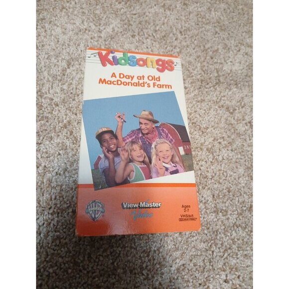 Kidsongs View-Master Video VHS Tape Music A Day at Old MacDonald's Farm 1985 TAP - Picture 1 of 3